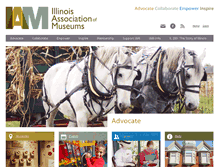 Tablet Screenshot of illinoismuseums.org